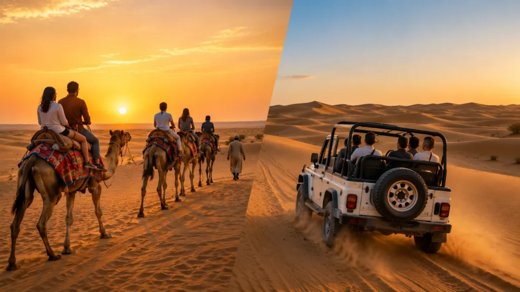Camel Safari vs Jeep Safari in Jaisalmer which is better