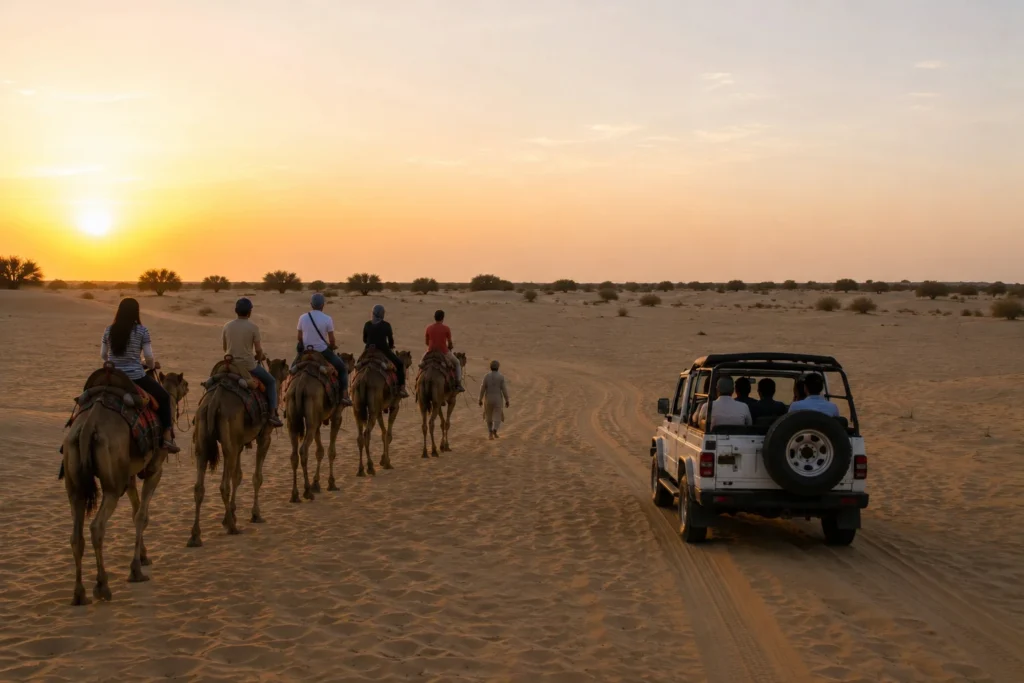 Jaisalmer camel safari and jeep safari price