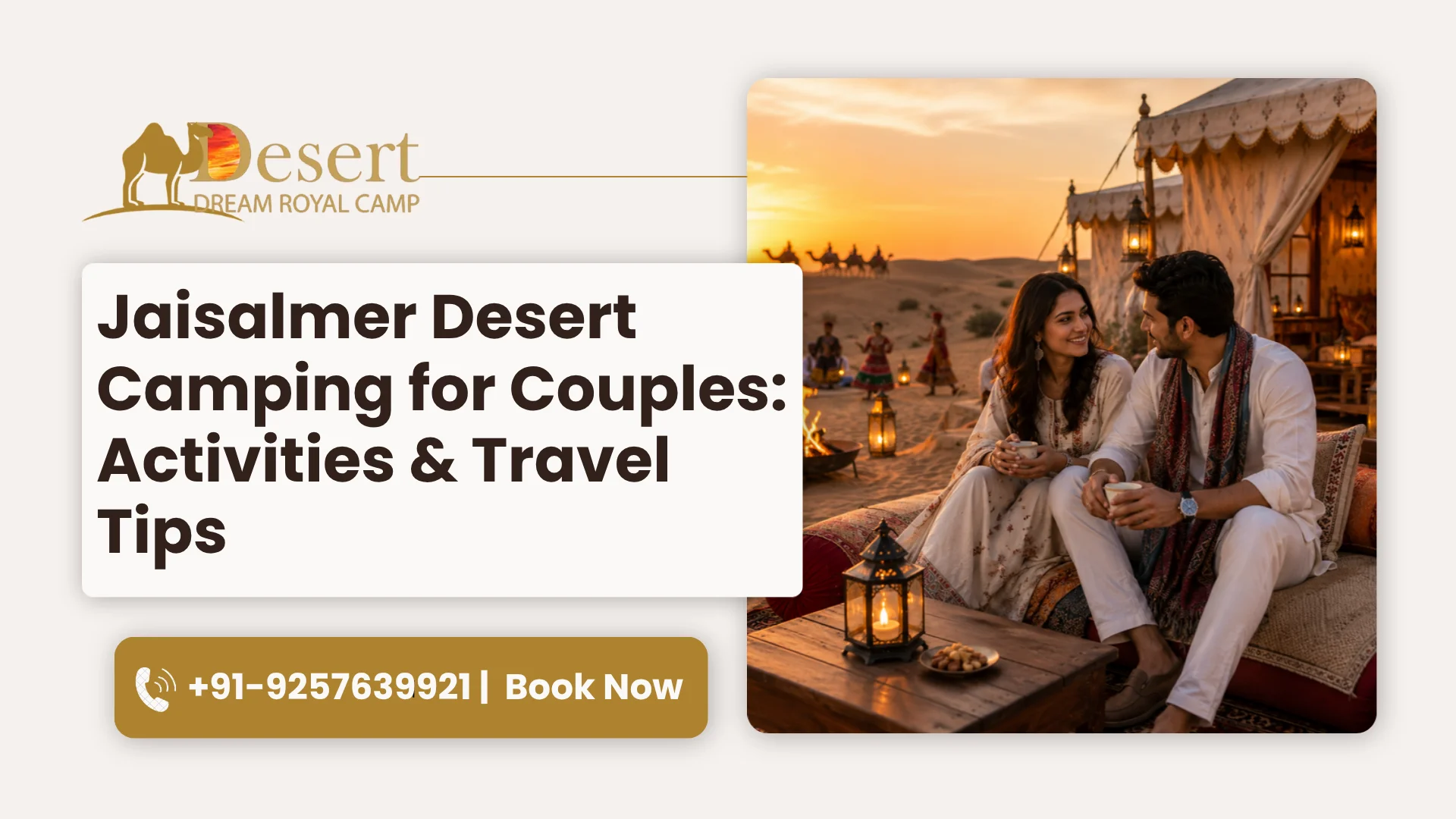 Family enjoying a comfortable desert camping experience in Jaisalmer
