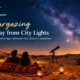 Stargazing away from city lights