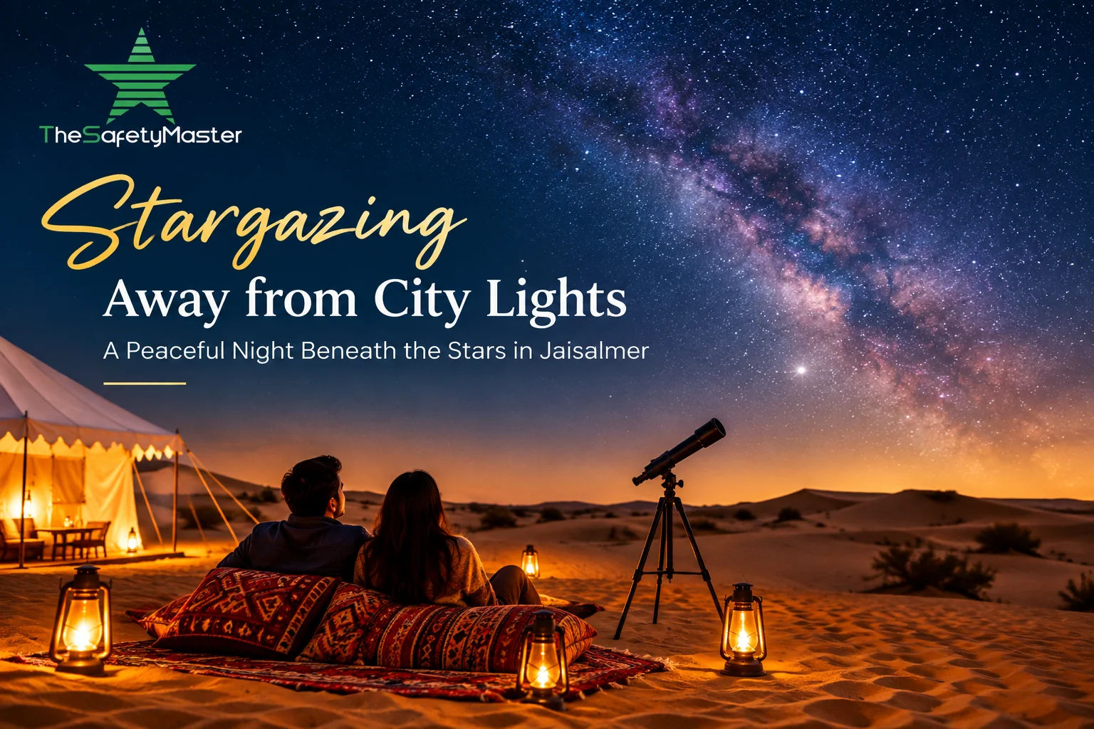Stargazing away from city lights