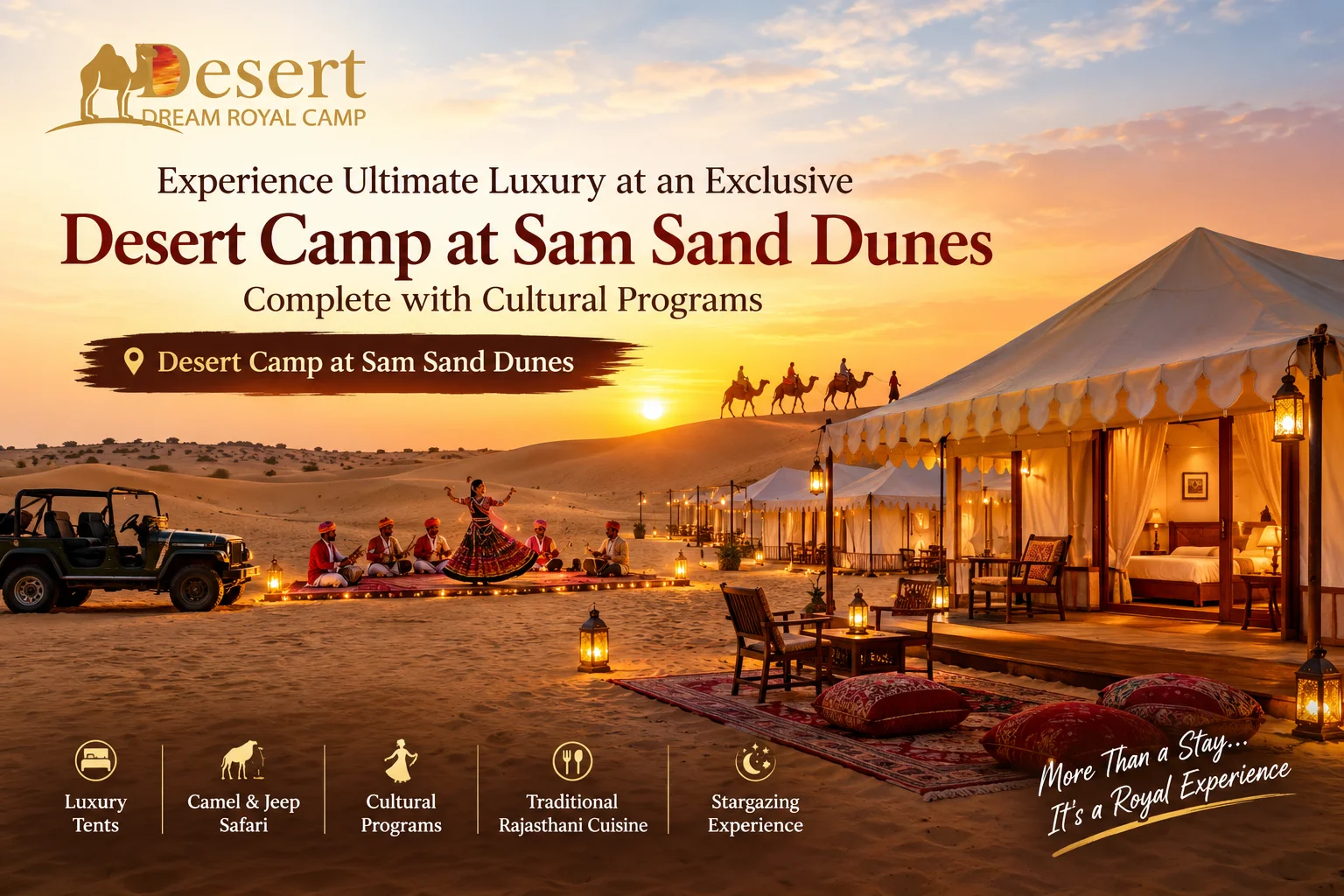 Desert Camp at Sam Sand Dunes