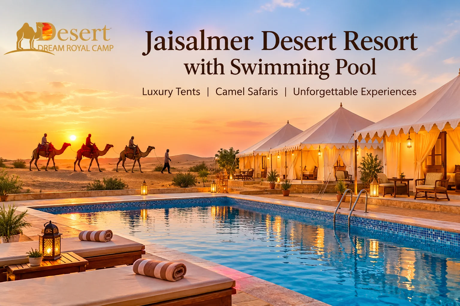 Jaisalmer Desert Resort with Swimming Pool