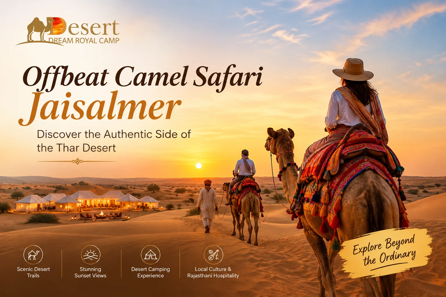 Offbeat Camel Safari Jaisalmer