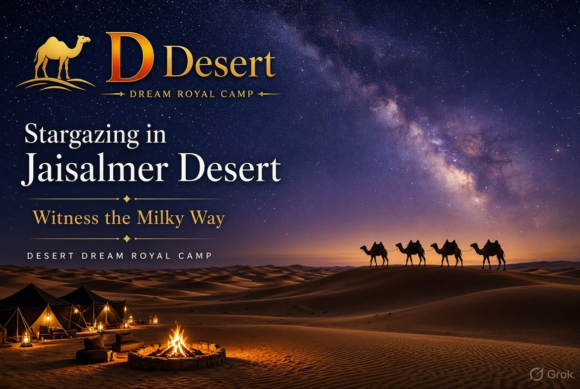 Stargazing in Jaisalmer desert